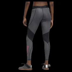 Hot adidas Alphaskin Bos Long Tight Pink/Black Rosa och Svart