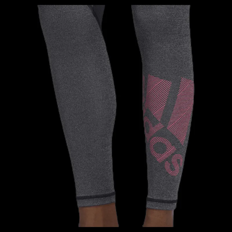 Hot adidas Alphaskin Bos Long Tight Pink/Black Rosa och Svart