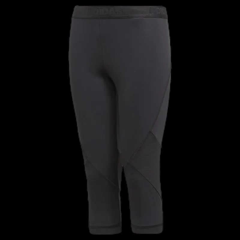 adidas Alphaskin Sport 3/4 Tights Junior Black Svart Discount