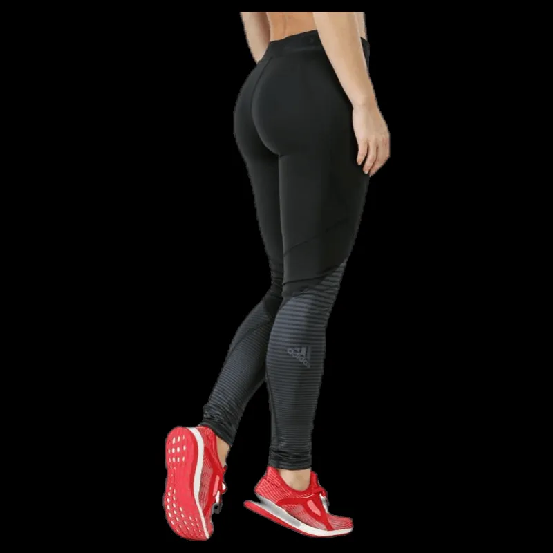adidas Alphaskin Sport Graphic Long Tights Black Svart Hot