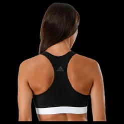 Outlet adidas Alphaskin Support Bra LG White/Black Svart