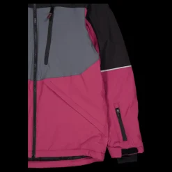 New Lindberg Alpine Winter Jacket Black/cerise Flerfärgad