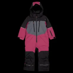 Clearance Lindberg Alpine Winter Overall Black/cerise Flerfärgad