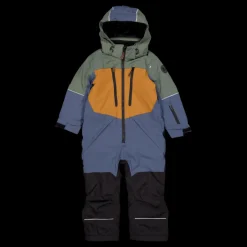 Sale Lindberg Alpine Winter Overall Green/blue Flerfärgad