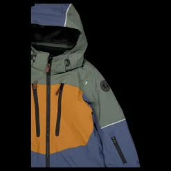 Sale Lindberg Alpine Winter Overall Green/blue Flerfärgad