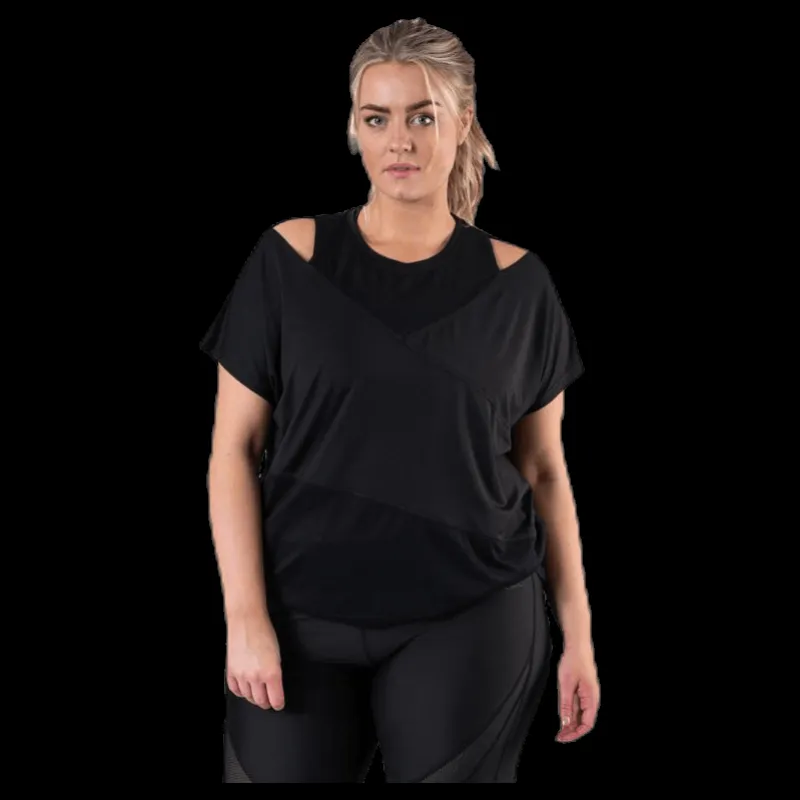 BLACC Alula Plus Size Tee Black Svart New