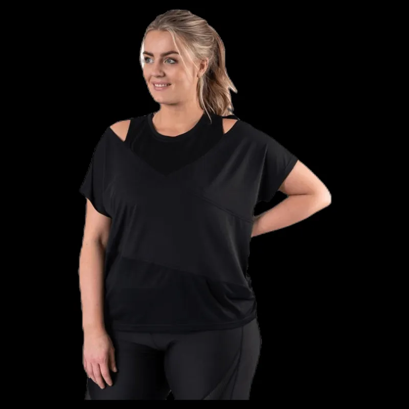 BLACC Alula Plus Size Tee Black Svart New