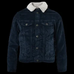 New Jack & Jones Alvin Sherpa Corduroy Akm555 Junior Blue Blå