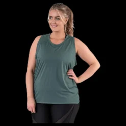 BLACC Alya Plus Size tank Green Grön Sale
