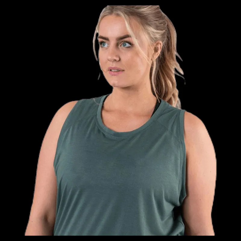 BLACC Alya Plus Size tank Green Grön Sale