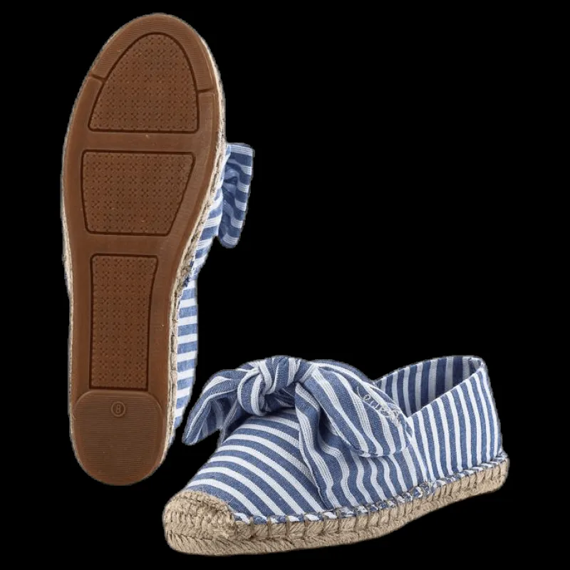 Online Svea Amanda Knot Espandrillo Blue/White Blå och Vit