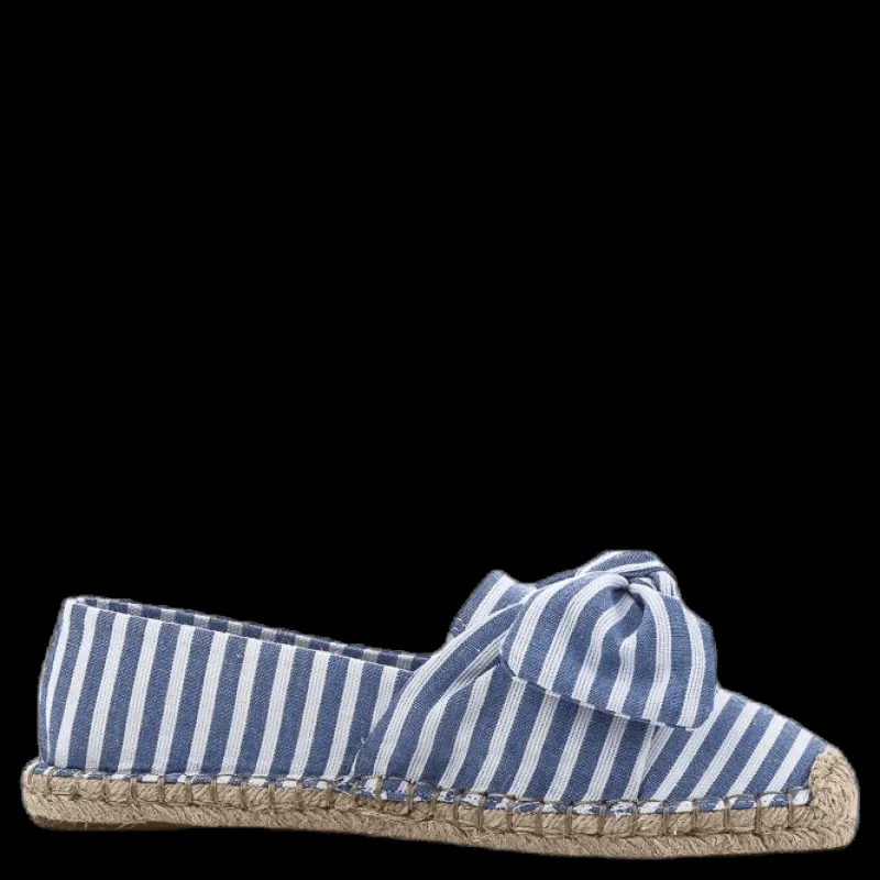 Online Svea Amanda Knot Espandrillo Blue/White Blå och Vit