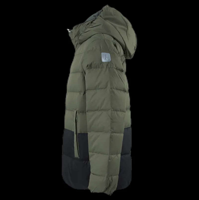 Reima Amund Down Jacket Green/Grey Grön och Grå Discount
