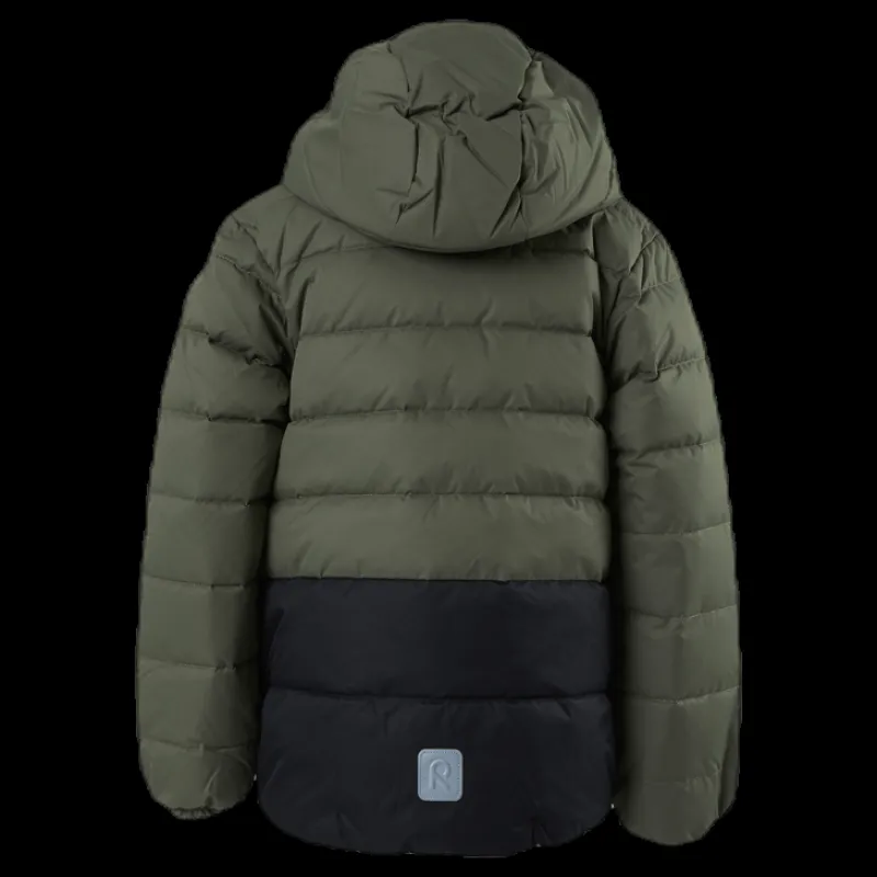 Reima Amund Down Jacket Green/Grey Grön och Grå Discount
