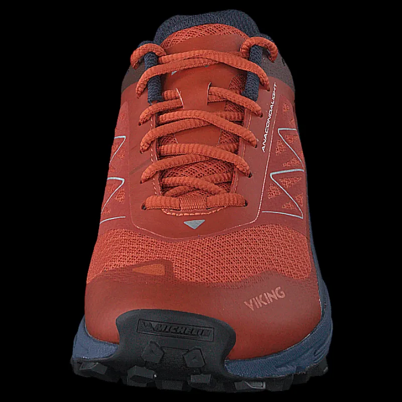 Hot Viking Anaconda Light Inv Fit Gtx Terracotta/navy Blå och Röd