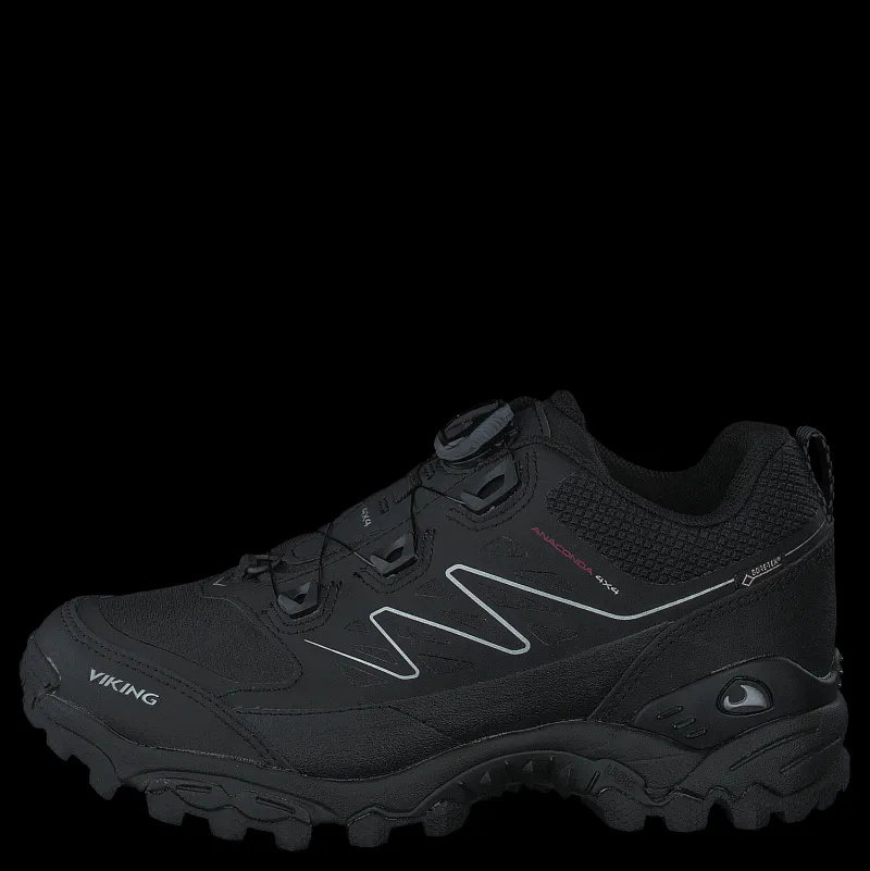 Outlet Viking Anaconda 4x4 Boa Gtx Black/orange Svart