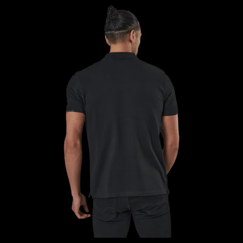 Discount Lyle & Scott Andrew Polo Black Svart