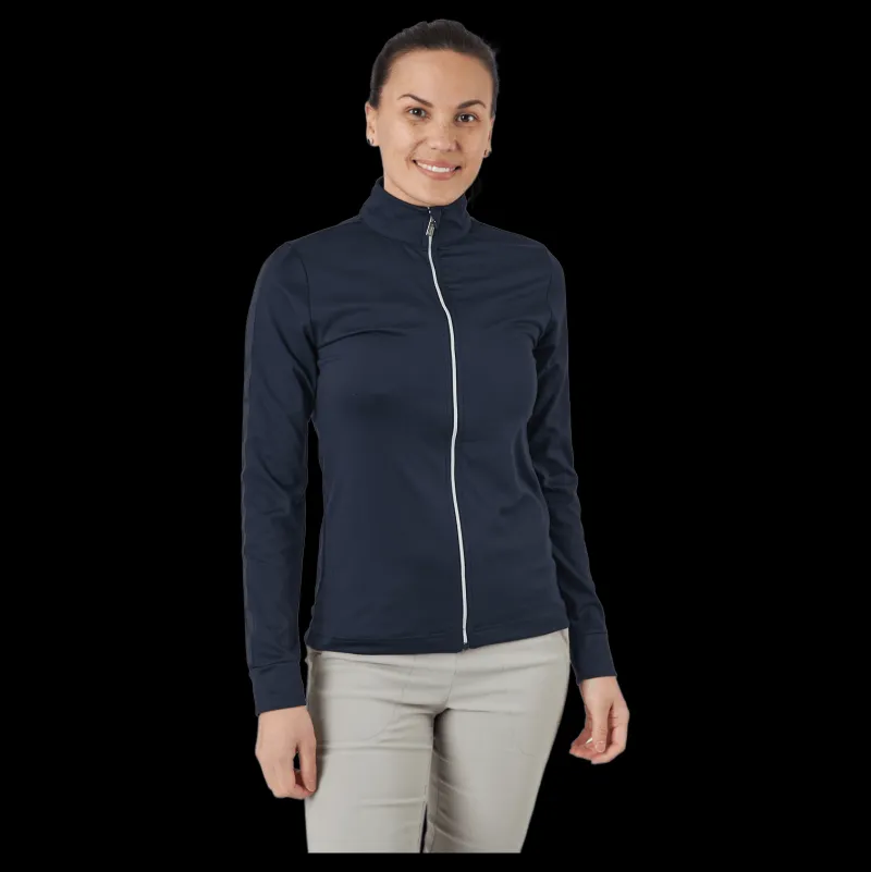 New Daily Sports Anna Ls Full Zip Navy Blå