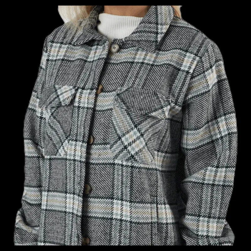Pieces Anne Shacket D2D Patterned Online