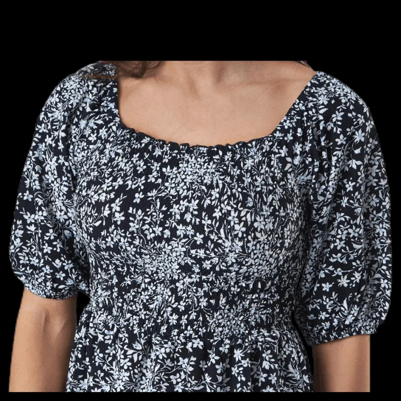 Outlet Pieces Anthea Ss Top Blue Blå
