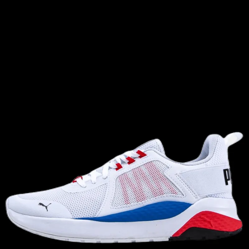 Puma Anzarun Junior Blue/White/Red Blå, Vit och Röd