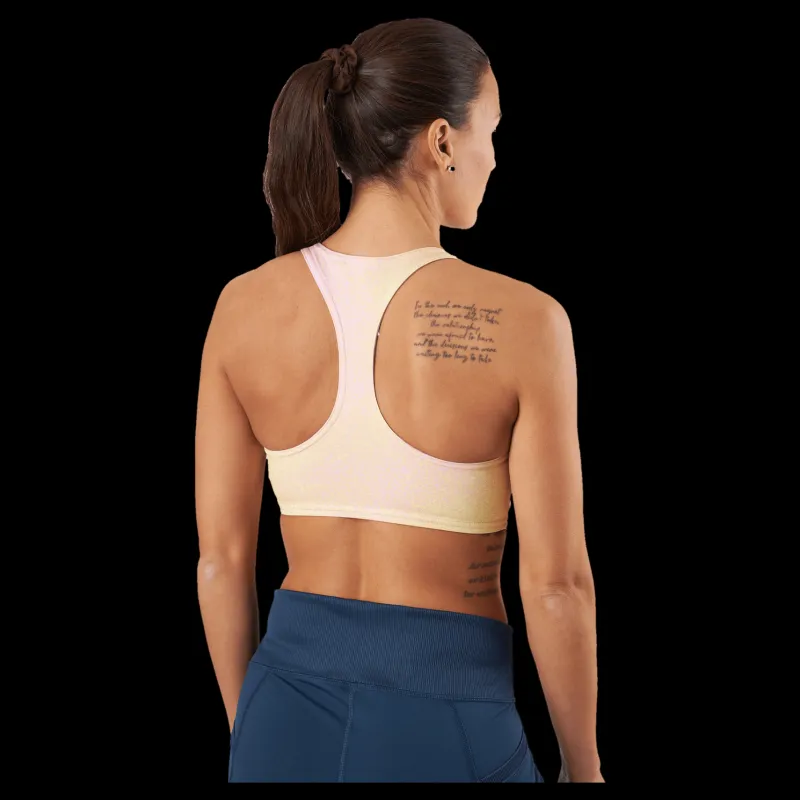 New adidas Aop Bra Top Blilil/almyel Beige