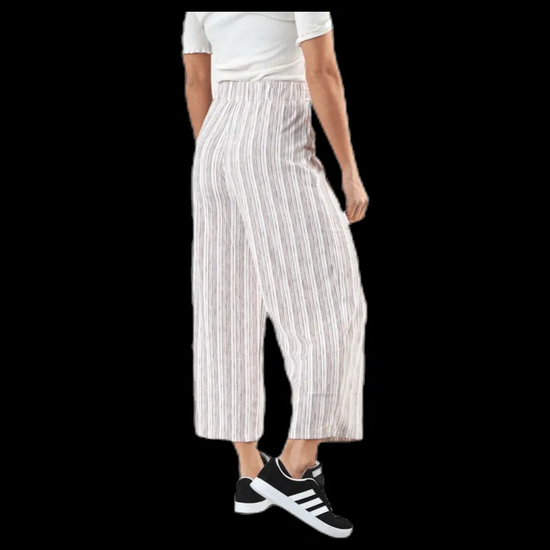 Pieces Ara Mw Culotte Pants White Vit Best