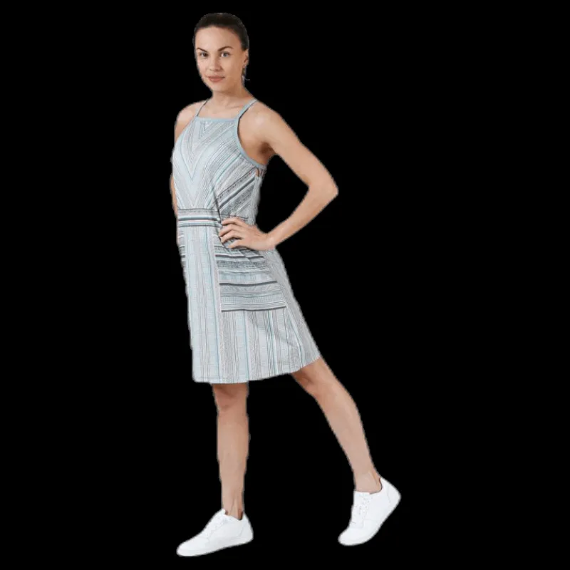 New Prana Ardor Dress Patterned Mönstrad
