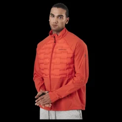 Clearance Peak Performance Argon Swift Hybrid Jacket Orange/Grey Orange och Grå