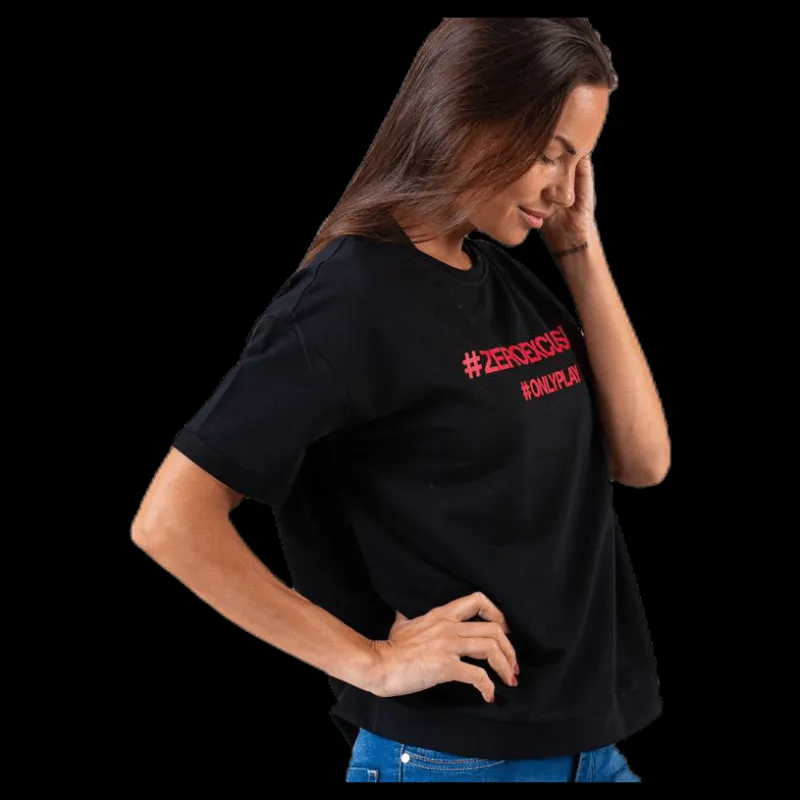 Clearance Only Play Arina Ss Loose Sweat Top Black Svart