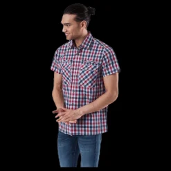 Tuxer Arizona Shirt Blue/Red Blå och Röd Outlet