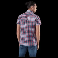 Tuxer Arizona Shirt Blue/Red Blå och Röd Outlet