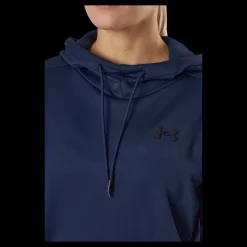 Online Under Armour Armour Fleece Lc Hoodie Midnight Navy Blå
