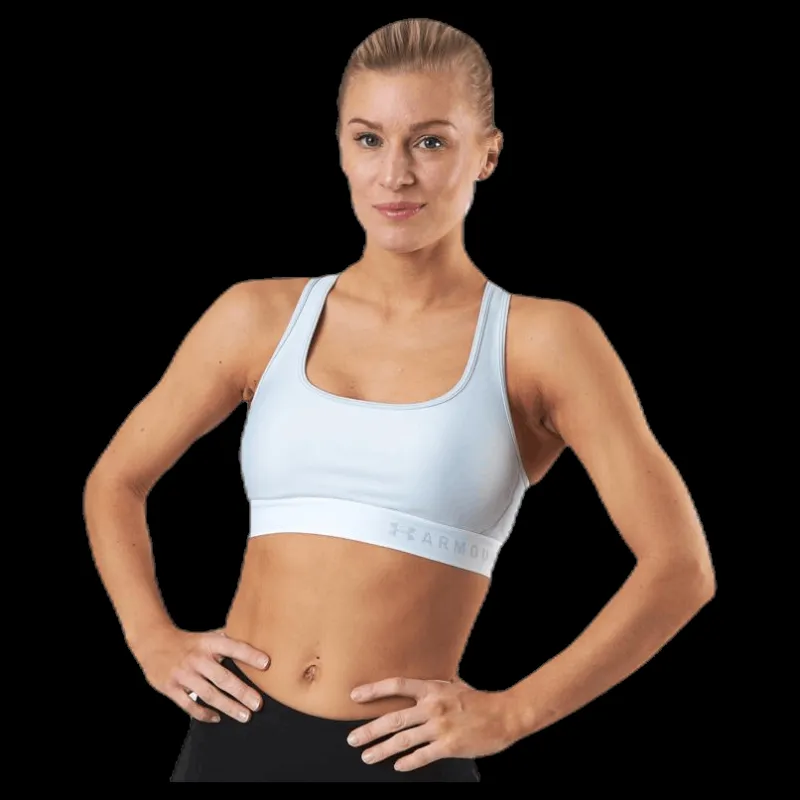 Under Armour Armour Mid Crossback Bra Grey Grå Hot