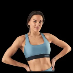 Under Armour Armour Mid Crossback Bra Blue Blå Sale