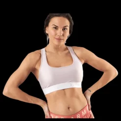 Under Armour Armour Mid Crossback Bra Pink Rosa New