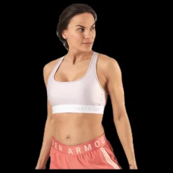Under Armour Armour Mid Crossback Bra Pink Rosa New