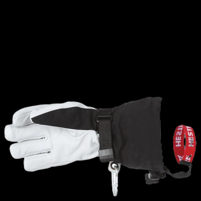Hestra Army Leather Heli Ski Junior White/Black Vit och Svart New