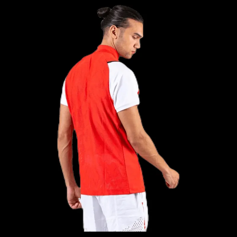 adidas ASMC Zipper Tee White/Red Röd Hot