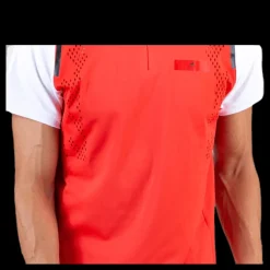 adidas ASMC Zipper Tee White/Red Röd Hot
