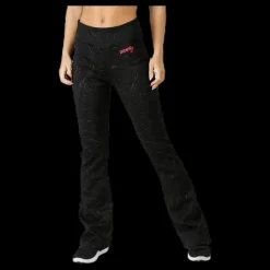 Clearance Odd Molly Asphalt Flower Pant Black Svart