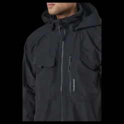 Best Didriksons Aston Usx Jkt 3 Black Svart