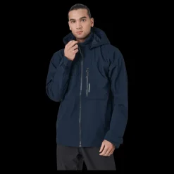 Sale Didriksons Aston Usx Jkt 3 Dark Night Blue Blå