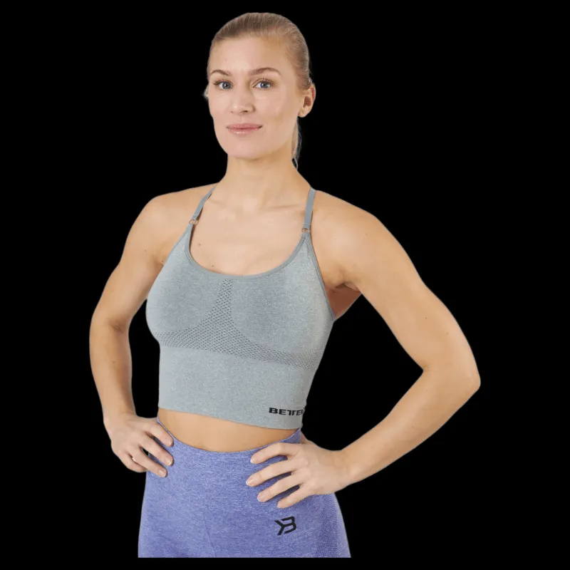Clearance Better Bodies Astoria Seamless Bra Light Grey Melange Grå