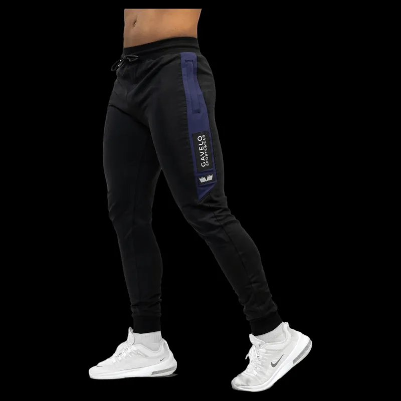 New Gavelo Athleisure Joggers Black Svart