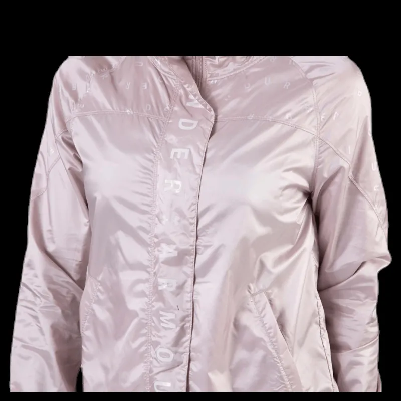 Under Armour Athlete Recovery Woven Iridescent Jacket Pink Rosa Best
