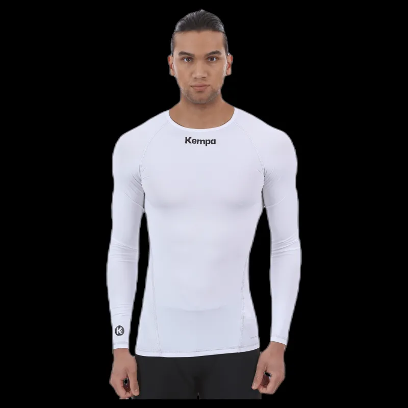 Hot Kempa Attitude Longsleeve White Vit
