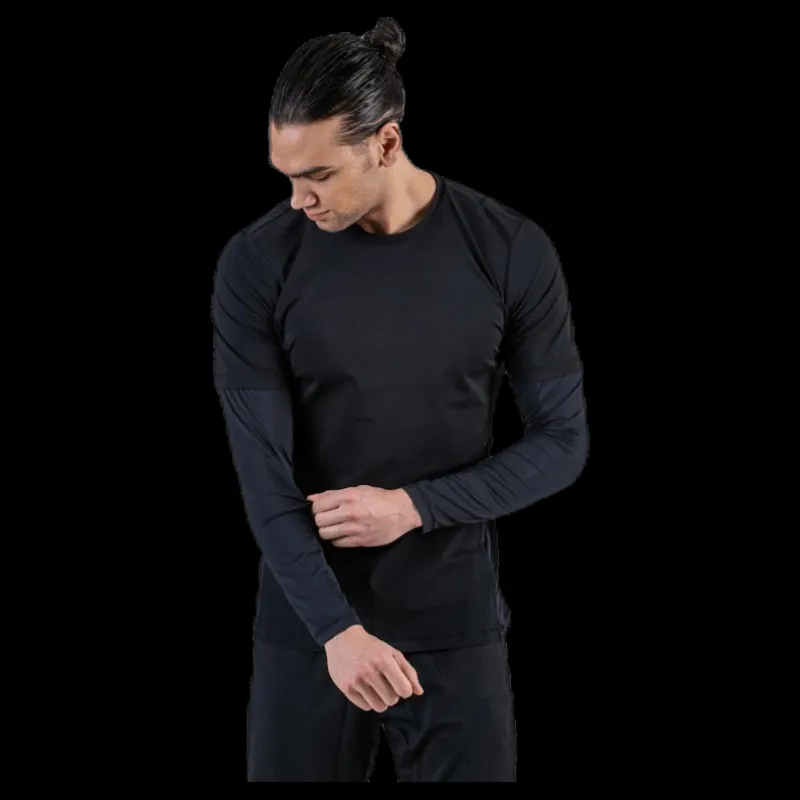 Björn Borg Avery LS Tech Tee Black Svart Clearance