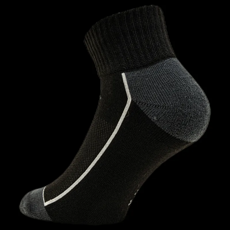 Endurance Avery Quarter Socks 3-pack Black Svart