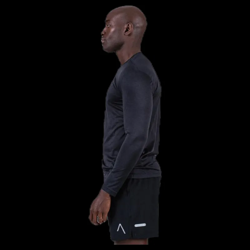 Björn Borg Axton LS Perf Tee Black Svart Hot